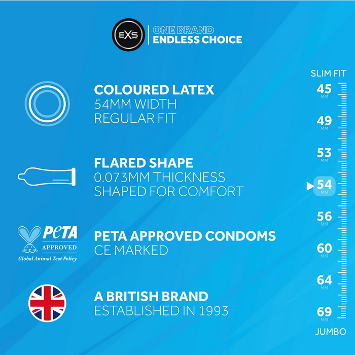 EXS Black Latex Préservatifs 100 Pièces