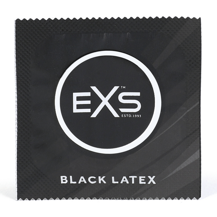 EXS Black Latex Préservatifs 12 Pièces