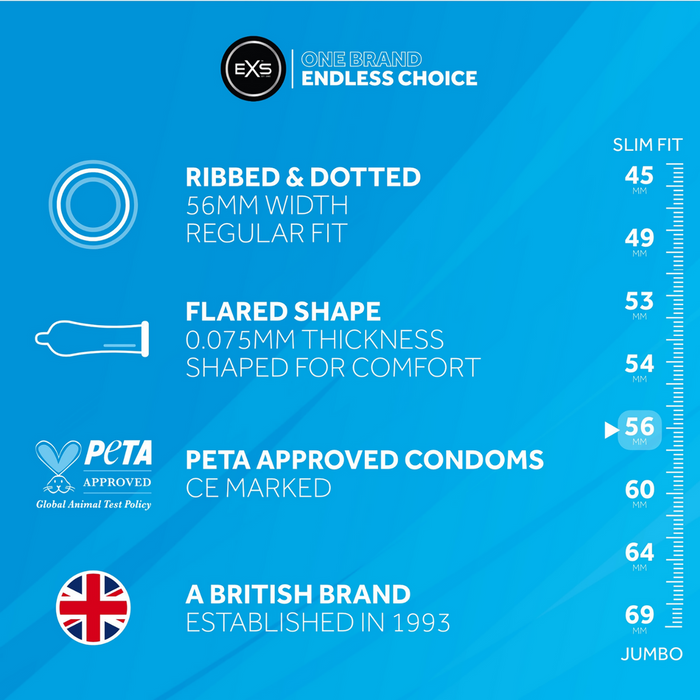 EXS Pride Préservatifs 144 Pièces