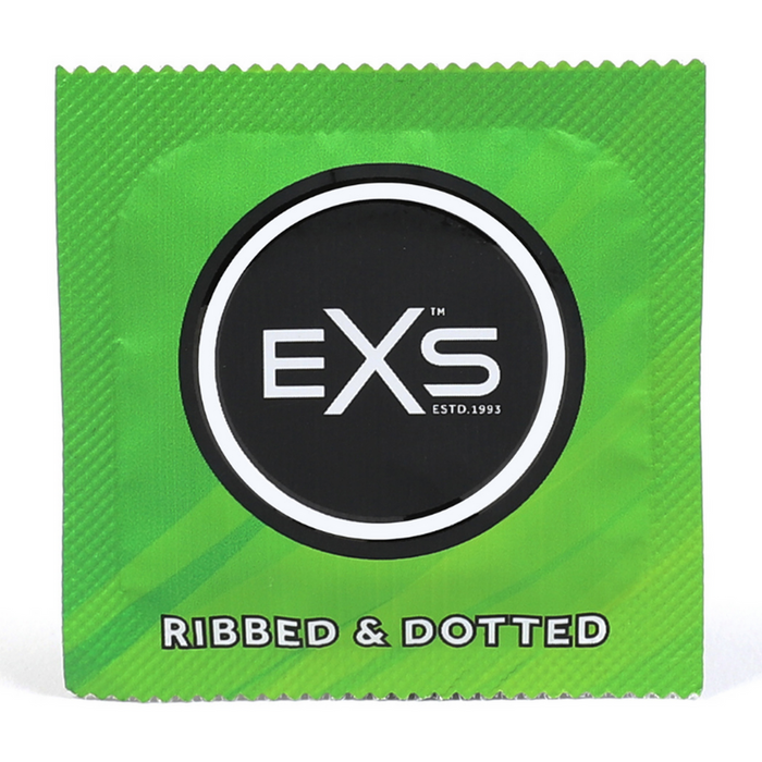 EXS Ribbed & Dotted Préservatifs 144 Pièces