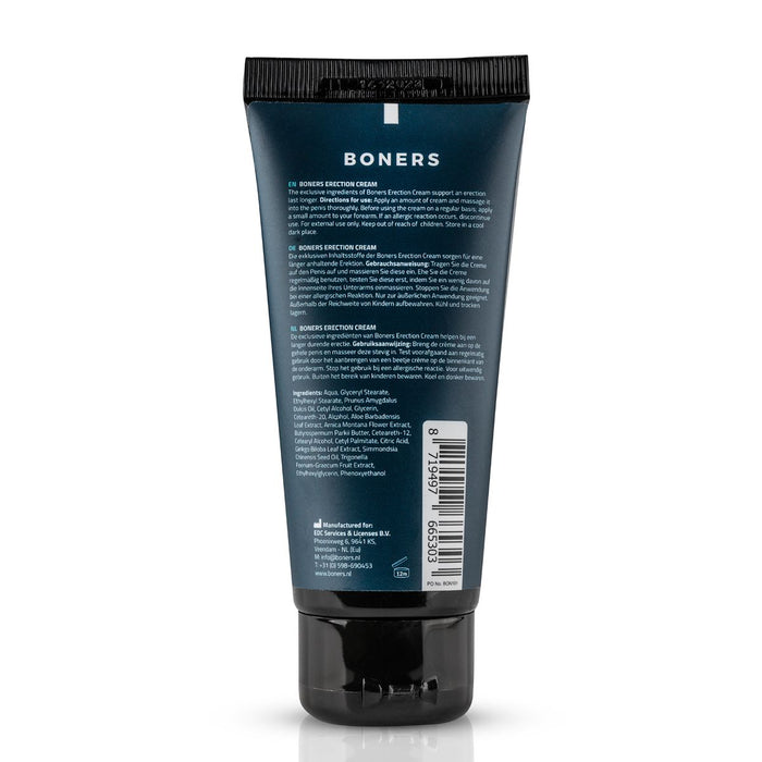 Boners Crème Érection Au Ginkgo Biloba 100 Ml