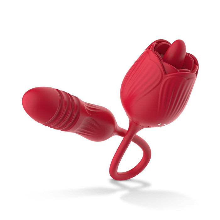 Teazers Vibromasseur Va et Vient Avec Stimulateur Clitoridien