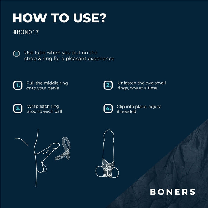 Boners Écarteur Testiculaire Réglable En Forme De 8