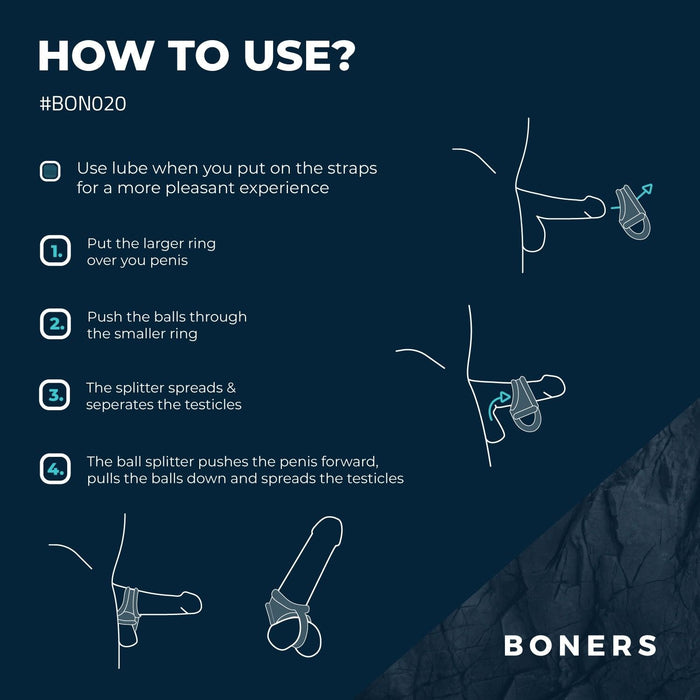 Boners Écarteur De Testicules En Silicone