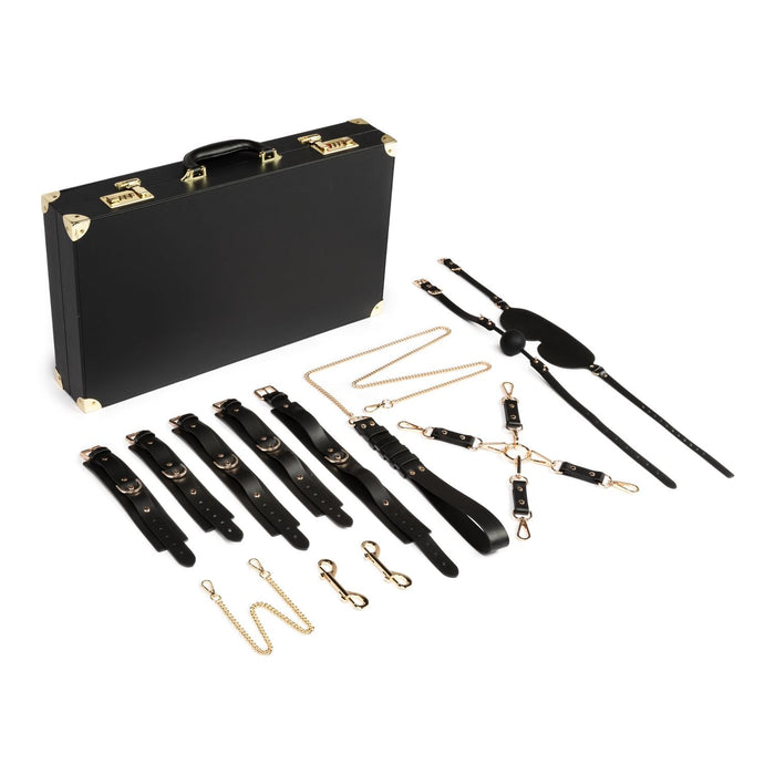 Bedroom Fantasies Mallette Bondage 13 Pièces En Cuir De Vache