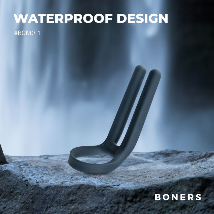 Boners Anneau Pénien Vibrant Avec Stimulateur Testiculaire