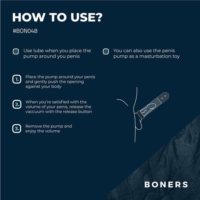 Boners Pompe À Pénis Automatique Avec Masturbateur