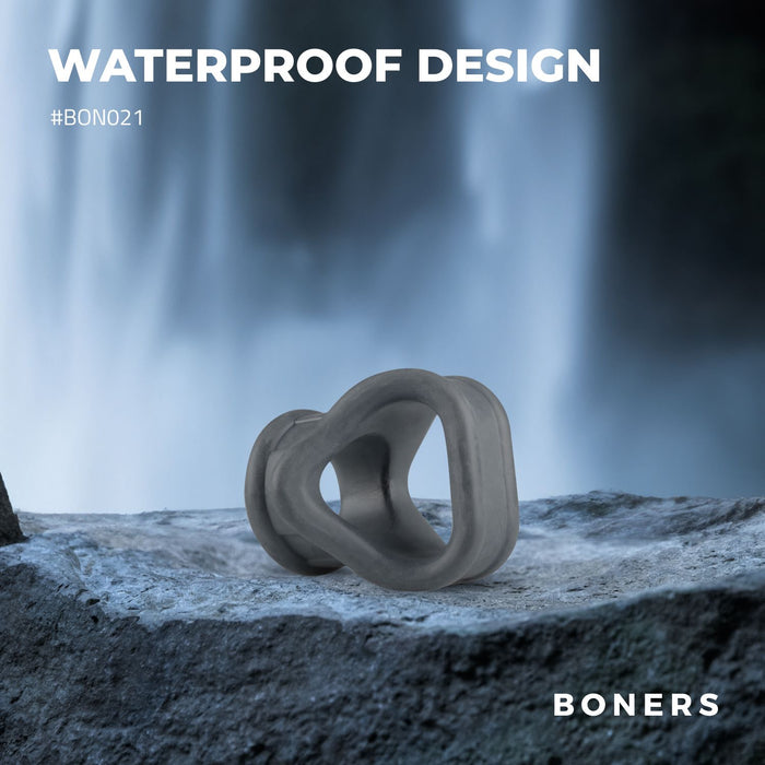 Boners Anneau Extenseur Testiculaire 2-En-1 En Silicone