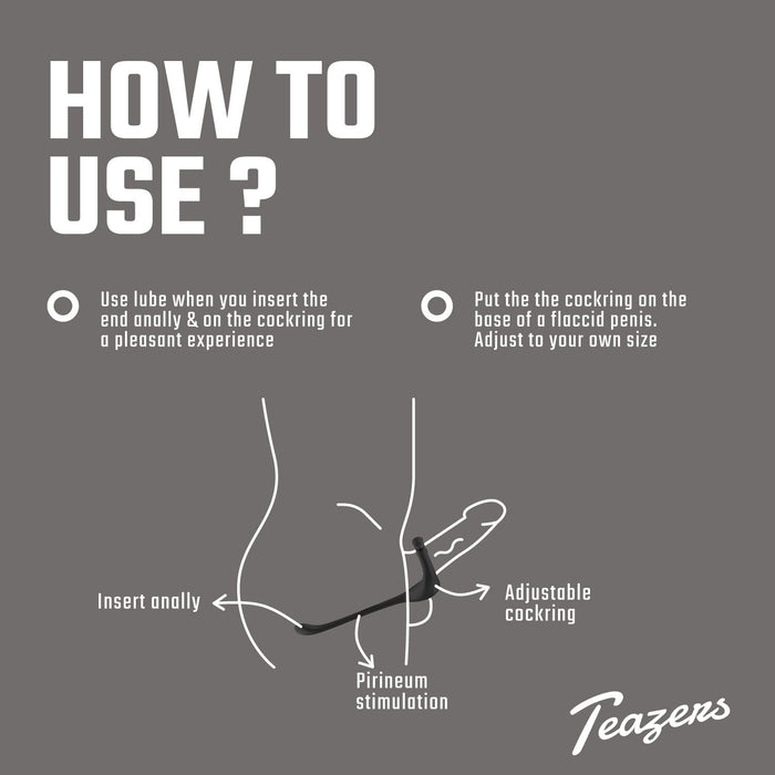 Teazers Tripple Masseur Prostatique Avec Télécommande