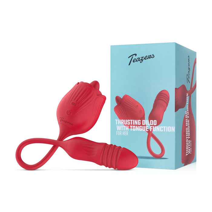 Teazers Vibromasseur Va et Vient Avec Stimulateur Clitoridien