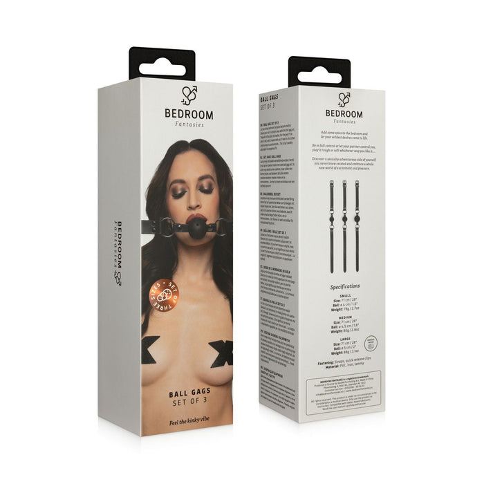 Bedroom Fantasies Lot De Trois Bâillons-Boules
