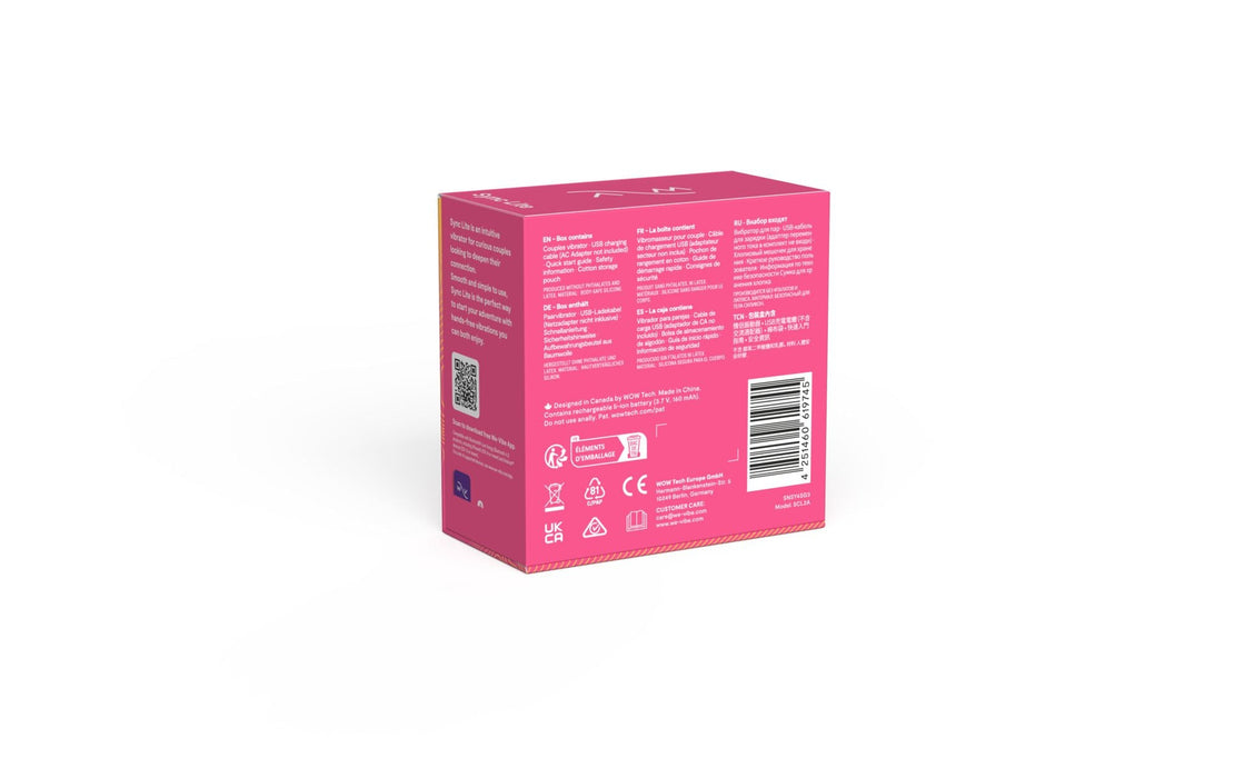 We-Vibe Sync Lite Vibrator Voor Koppels Met App