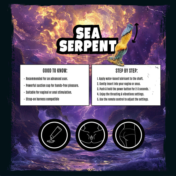 Mythical Mates Sea Serpent Gode Va-et-vient 26 cm