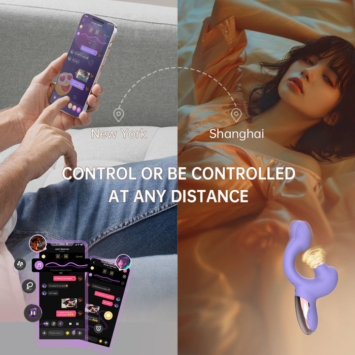 Magic Motion Magic Ponder Vibrateur Lèche-Clitoris Et Point G Violet
