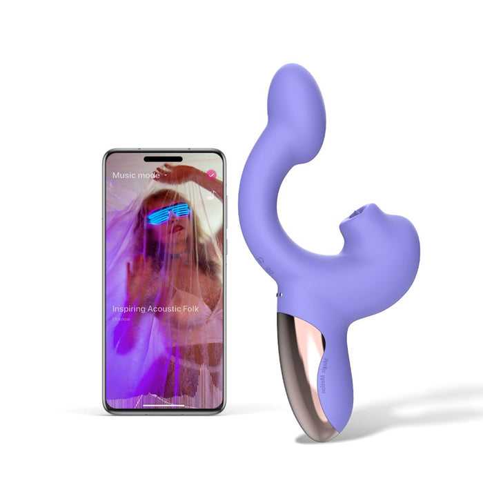 Magic Motion Magic Ponder Vibrateur Lèche-Clitoris Et Point G Violet