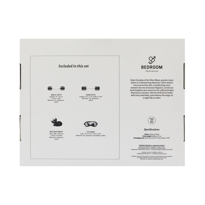 Bedroom Fantasies Silver Moon Kit D’Entraves Pour Lit