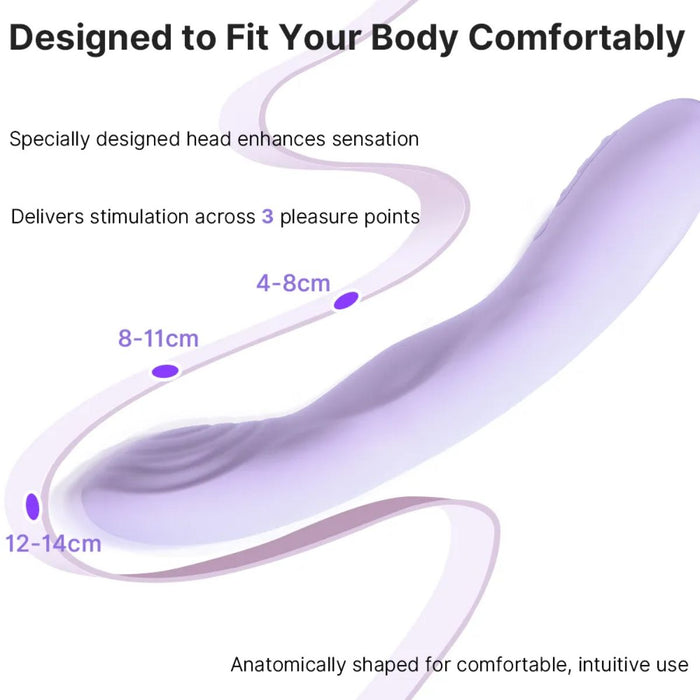 Svakom Selena Vibromasseur Chauffant Point G Avec App 21 cm