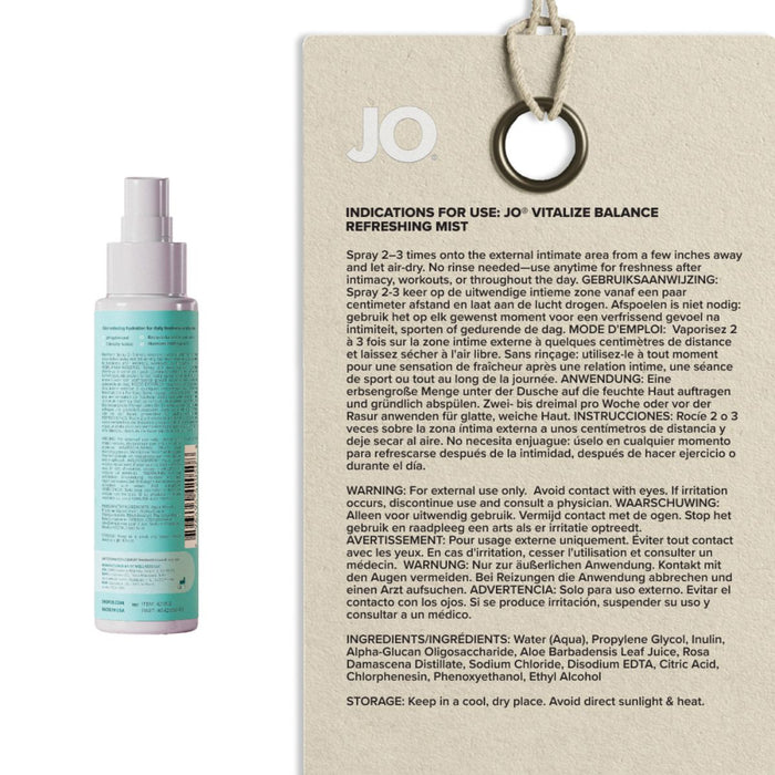 JO Vitalize Balance Brume Intime Rafraîchissante 60 ml