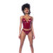 Mapalé 2-delige Bustier Set Glanzend Rood
