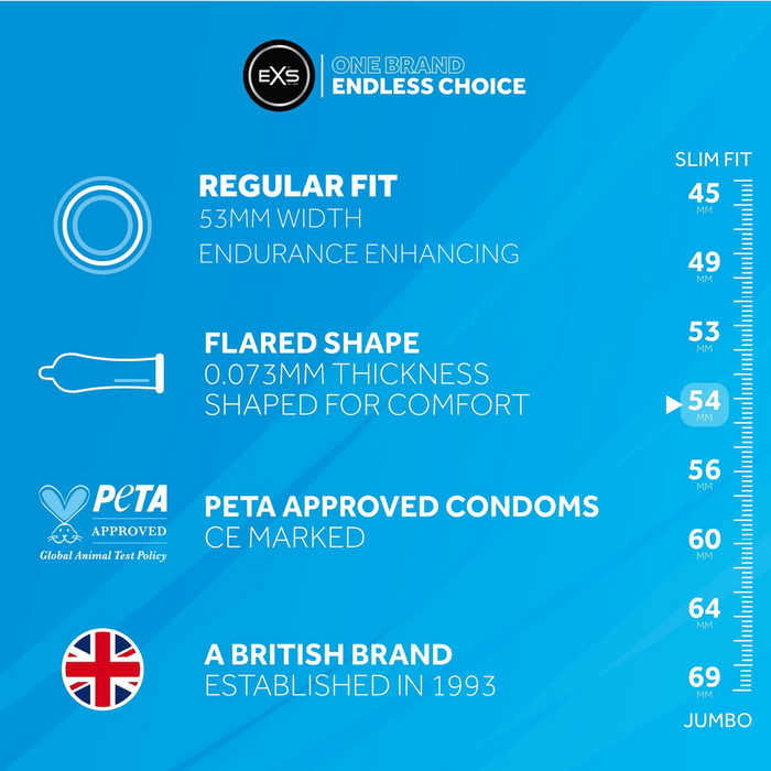 EXS Delay Endurance Préservatifs 48 Pièces