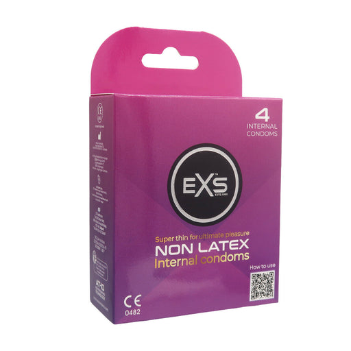 EXS Préservatifs Internes Sans Latex 4 Pièces