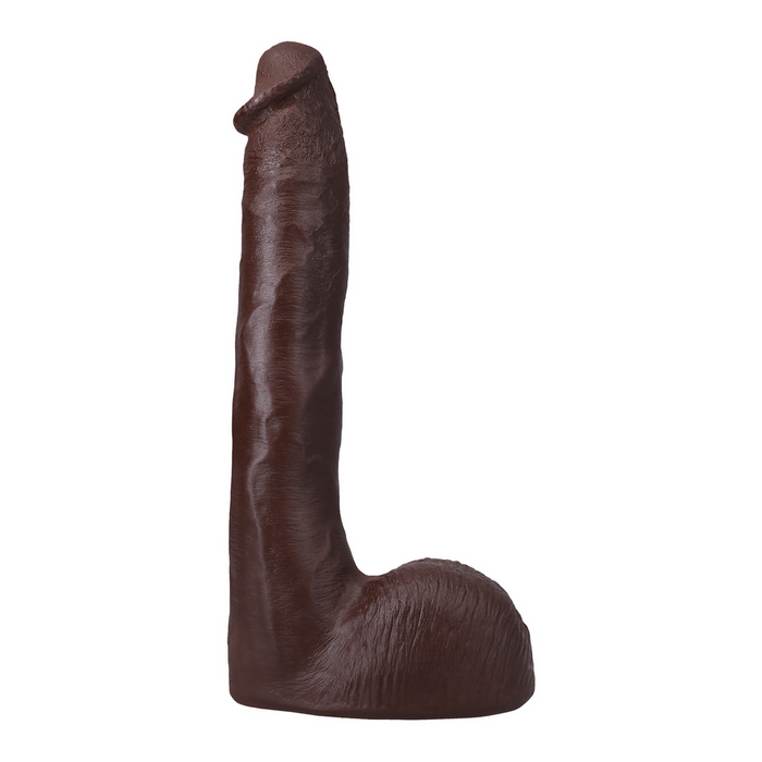 Pressure Realistic Ultraskyn Dildo 10 / 25 Cm Chocolate
