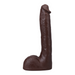 Pressure Realistic Ultraskyn Dildo 10 / 25 Cm Chocolate