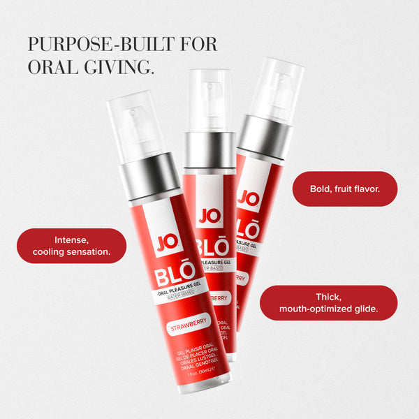 JO Blo Gel Pour Sexe Oral Fraise 30 ml