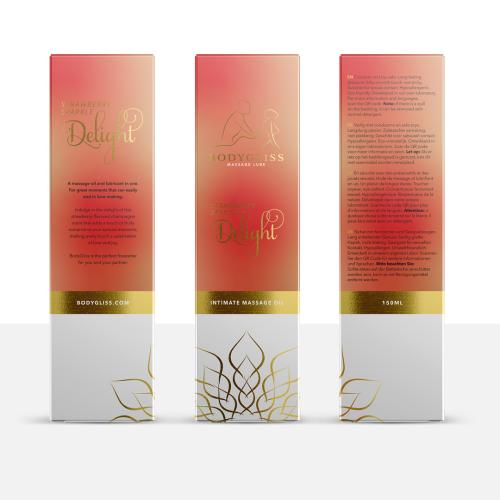 BodyGliss Huile De Massage Fraise & Champagne 150 ml