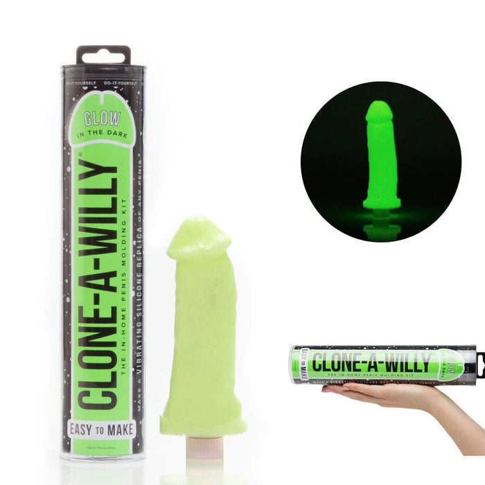 Clone-A-Willy Kit Glow In The Dark Green