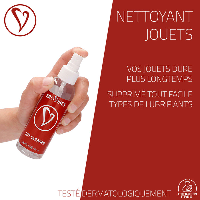 Erovibes Lubrifiant Eau 150 ml + Nettoyant Sextoy OFFERT