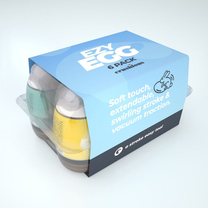 Crushious Ezy Egg Masturbateur Oeuf 6 Pièces
