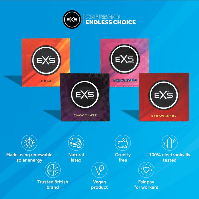 EXS Mixed Flavours Préservatifs 48 Pièces