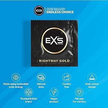 EXS Rightway Préservatifs Dorés 12 Pièces