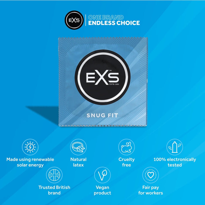 EXS Snug Fit Préservatifs 48 Pièces