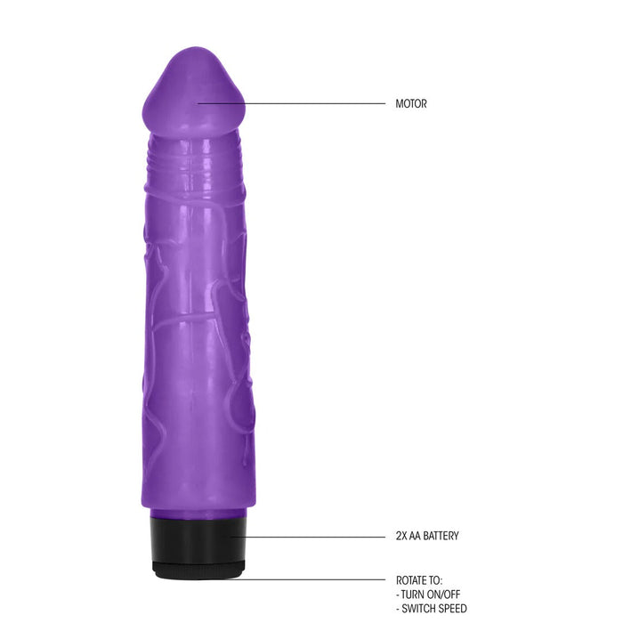 GC Vibromasseur Réaliste Violet 20 cm
