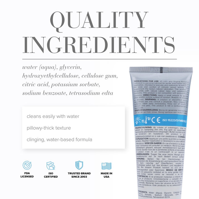 System JO H2O Jelly Lubrifiant Eau 120 ml