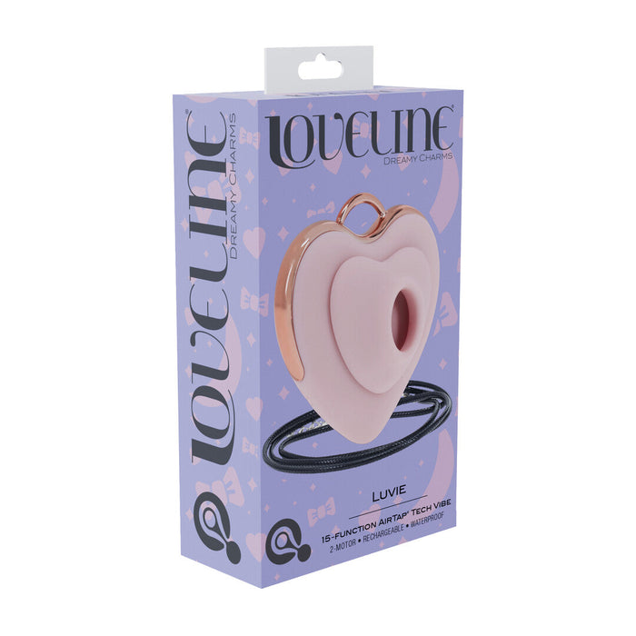Loveline Luvie Vibromasseur 2-En-1 En Forme De Cœur À Air Pulsé
