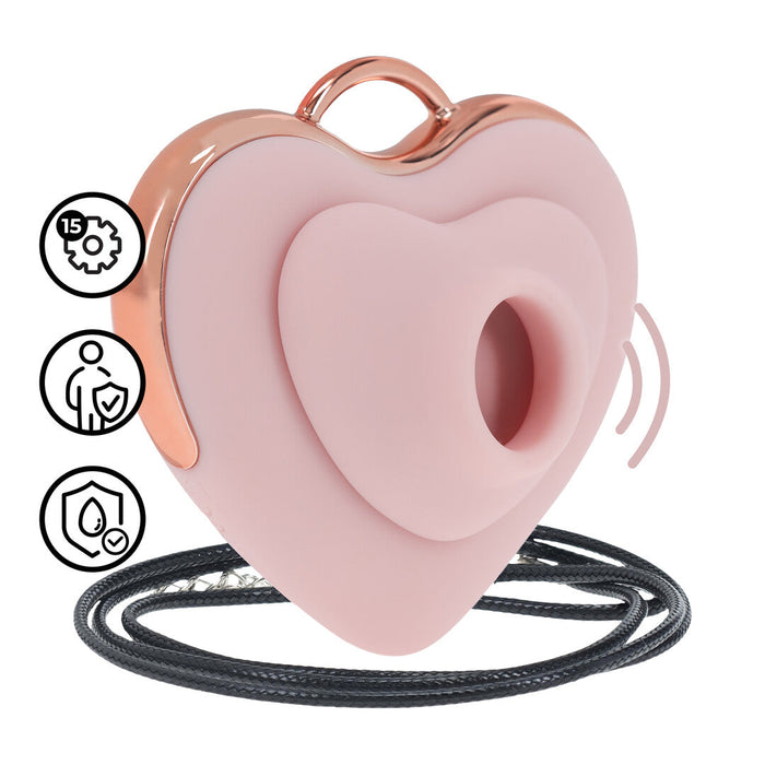 Loveline Luvie Vibromasseur 2-En-1 En Forme De Cœur À Air Pulsé