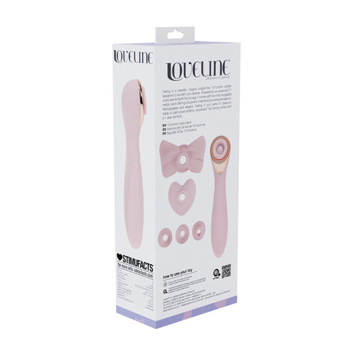 Loveline Darling Vibromasseur À Air Pulsé Avec 5 Embouts