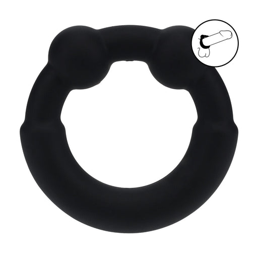 Levelz Metalen & Siliconen Cockring