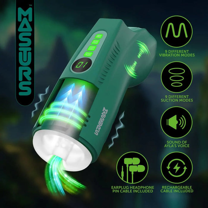 Masturs Ayla Forest Warrior Masturbateur Automatique