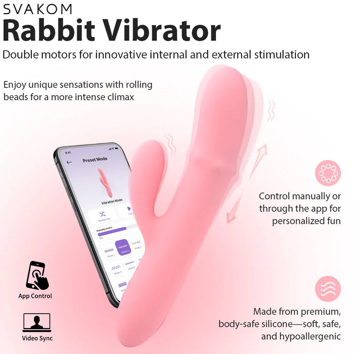 Svakom Mora Neo Vibromasseur Rabbit 19 cm