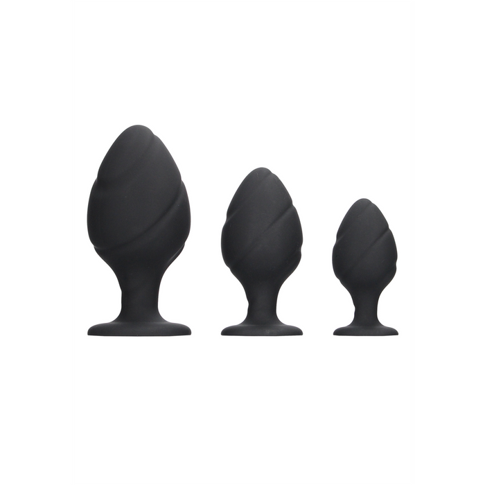 Ouch! Swirled Buttplug Set