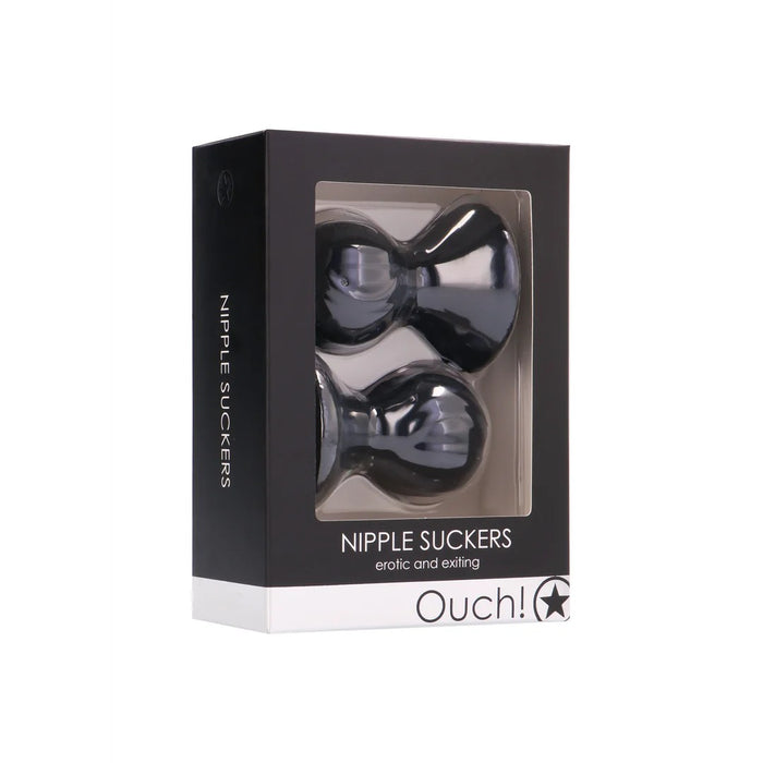 Ouch! Ventouses À Tétons Noires En Silicone