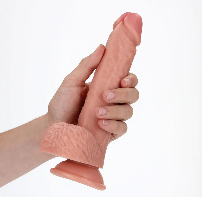 RealRock Dual Density Stotende Dildo 23 cm