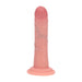 RealRock Realistische Vibrator Dual Density Silicone Curved Realistic Vibrating Dildo With Suction Cup 6 / 15,5 Cm Flesh