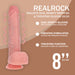 RealRock Dual Density Stotende Dildo 23 cm
