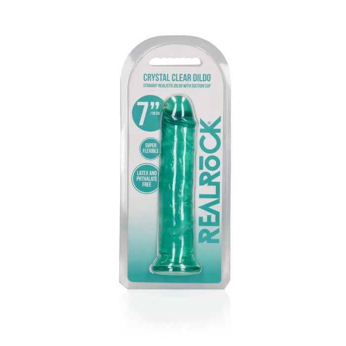 RealRock Crystal Clear Gode 18 cm