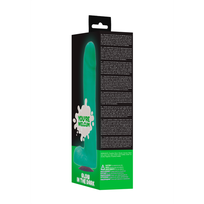 Glow In The Dark Dicky Soap With Balls